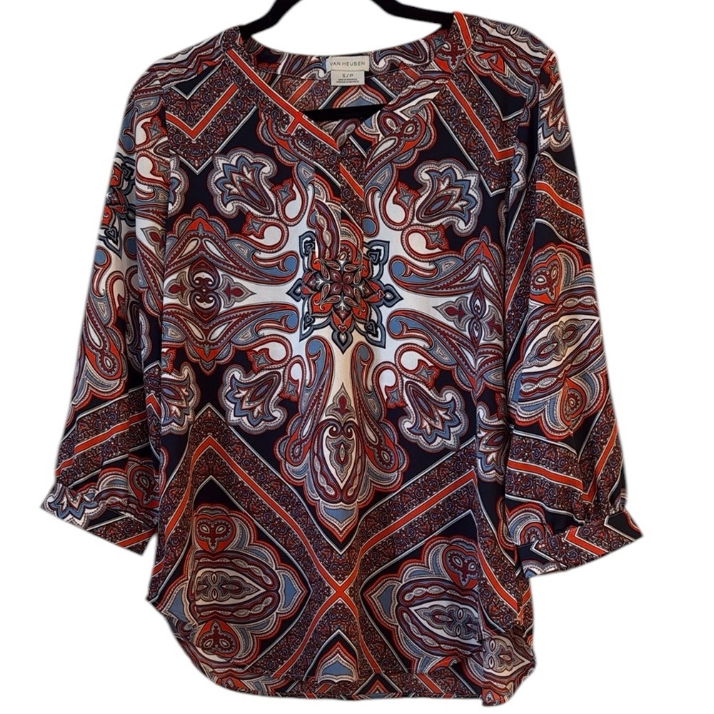 🌻 Van Heusen Patterned 3/4 Sleeve Blouse